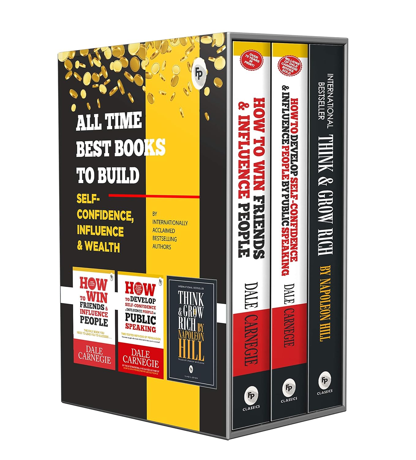 All Time Best Books To Build Self-Confidence, Influence & Wealth (Box Set of 3 Books) - Dale Carnegie, Napoleon Hill