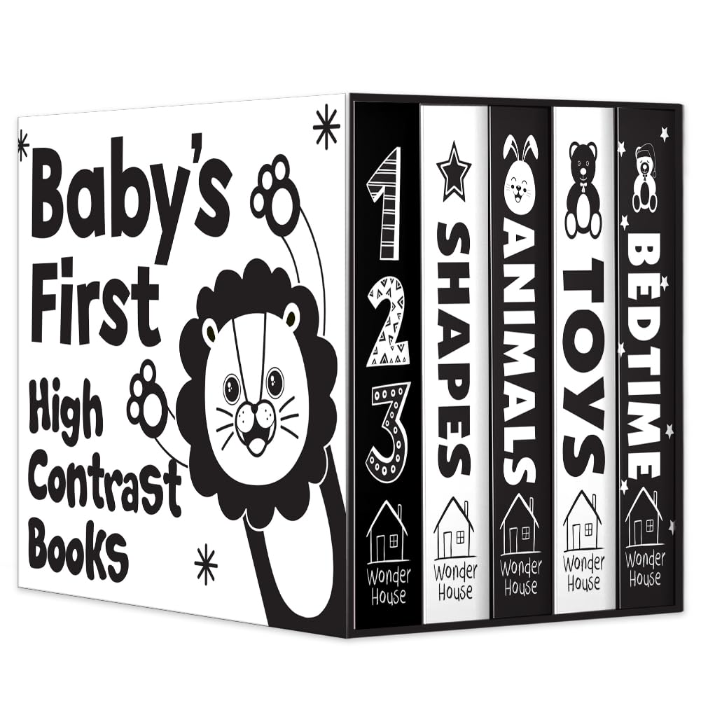 Baby’s First High-Contrast Books Boxed Set [Box Set of 5]  - Wonder House Books