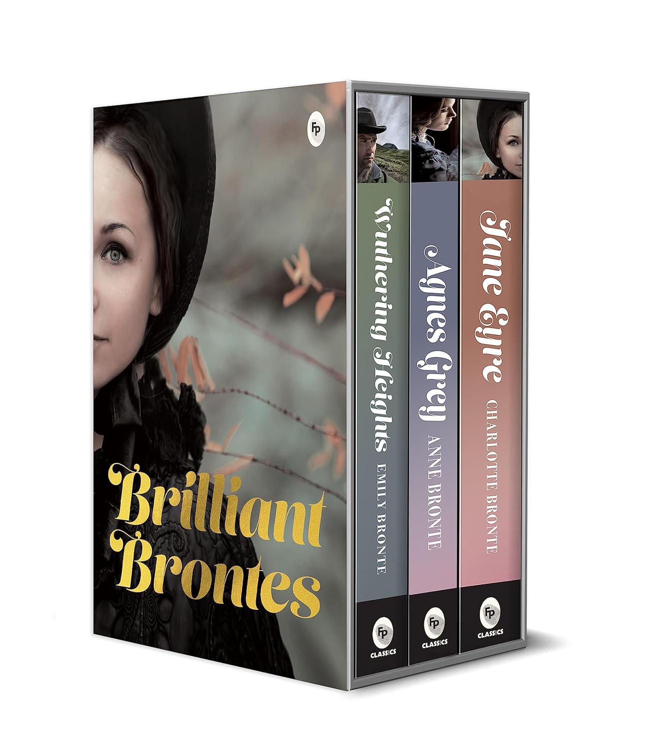 Brilliant Brontes Boxed Set (Jane Eyre, Wuthering Heights & Agnes Grey) Set of 3 Books - Bronte sisters