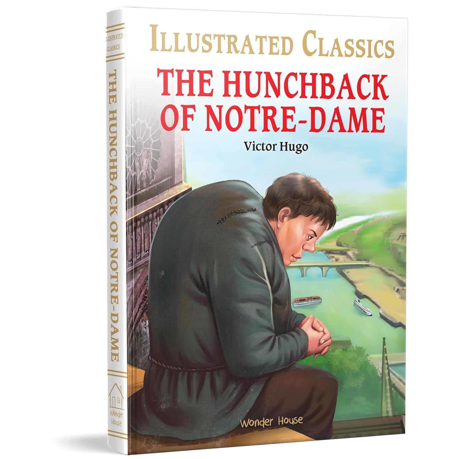 The Hunchback of Notre-Dame: Illustrated Abridged Children Classic English Novel with Review Questions - Victor Hugo