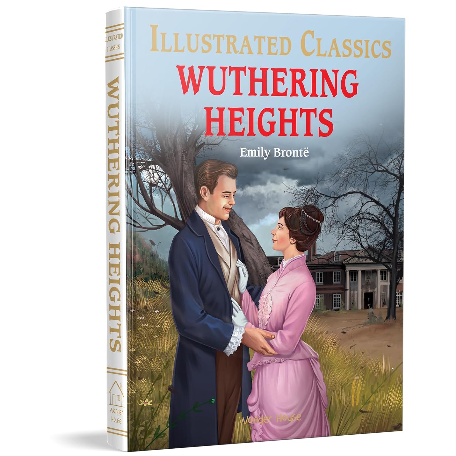 Wuthering Heights: Illustrated Abridged Children Classic English Novel with Review Questions - Emily Brontë