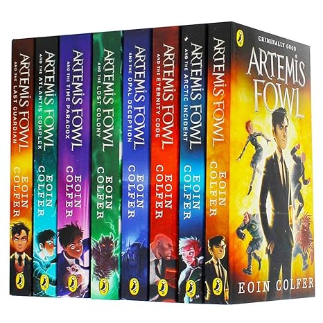 Artemis Fowl Collection 8 Books Set (Artemis Fowl / Time Paradox / Atlantis Complex / Opal Deception / Arctic Incident / Eternity Code / Lost Colony & The Last Guardian) - Eoin Colfer