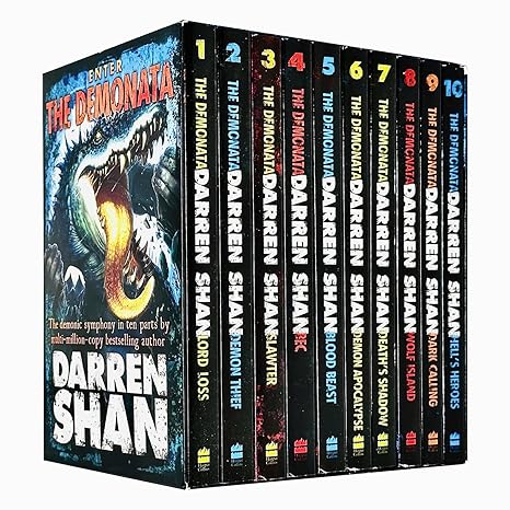 Darren Shan Demonata Collection Set Pack, 10 Books Set, (Bec, Blood Beast, Dark Calling, Death's Shadow, Demon Apocalypse, Demon Thief, Hell's Heroes, Lord Loss, Slawter, Wolf Island) - Darren Shan